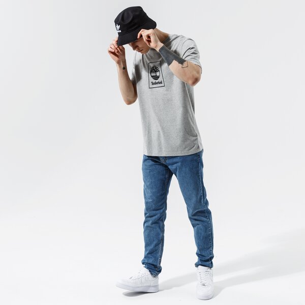 Vīriešu t krekli TIMBERLAND T-SHIRT TREE LOGO TEE MEDIUM GREY HEATHER tb0a5pjv0521 krāsa pelēka