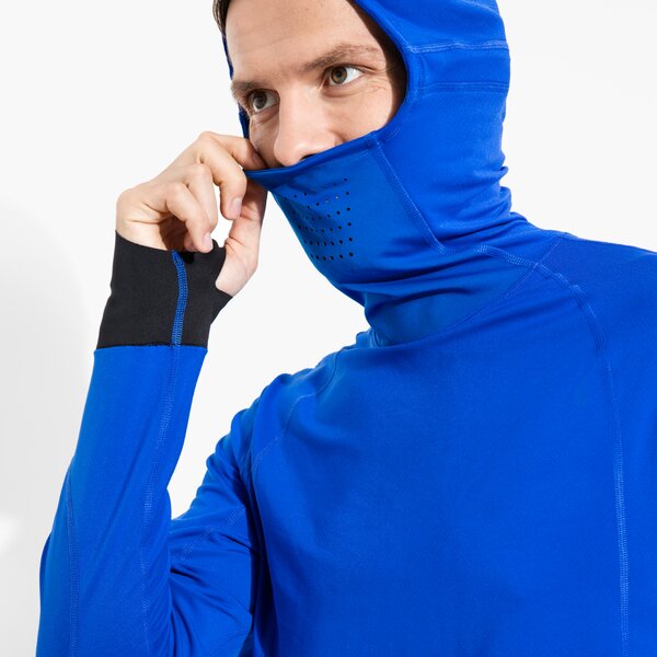 Vīriešu džemperis UNDER ARMOUR DŽEMPERIS CG REACTOR RUN BALACLAVA 1298837-984 krāsa zila
