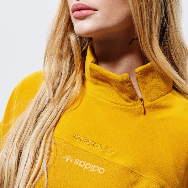 Sieviešu džemperis ADIDAS DŽEMPERIS SWEATSHIRT gd3884 krāsa sinepju dzeltenā